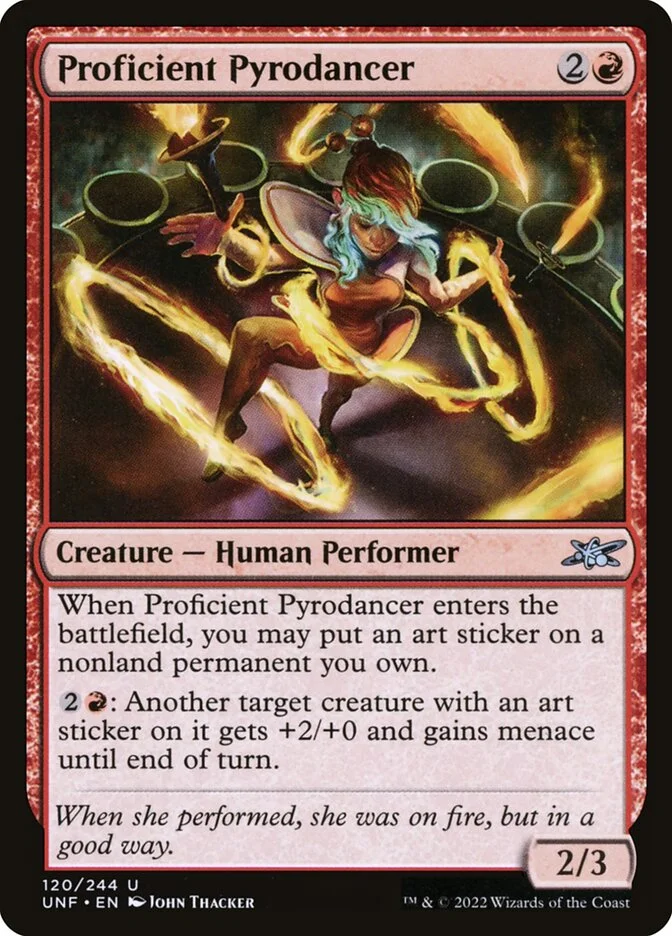 Proficient Pyrodancer 「UNF/120」「EN」