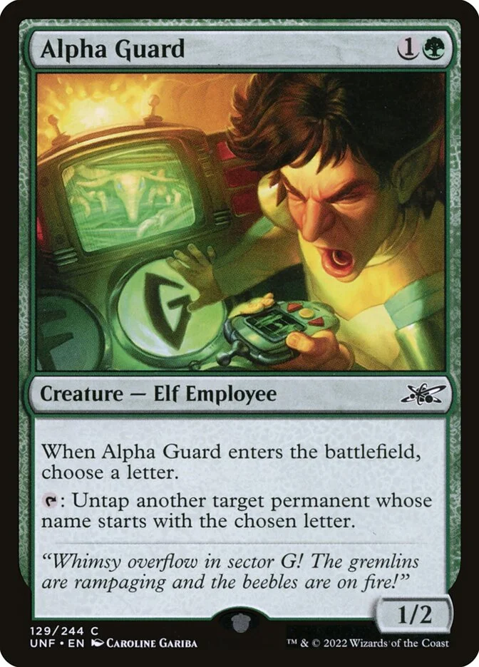 Alpha Guard 「UNF/129」「EN」