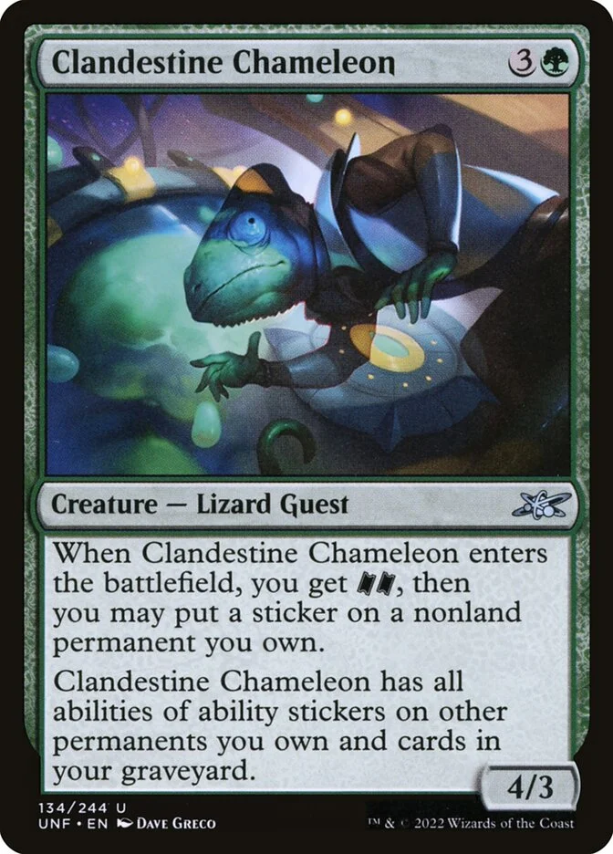 Clandestine Chameleon 「UNF/134」「EN」
