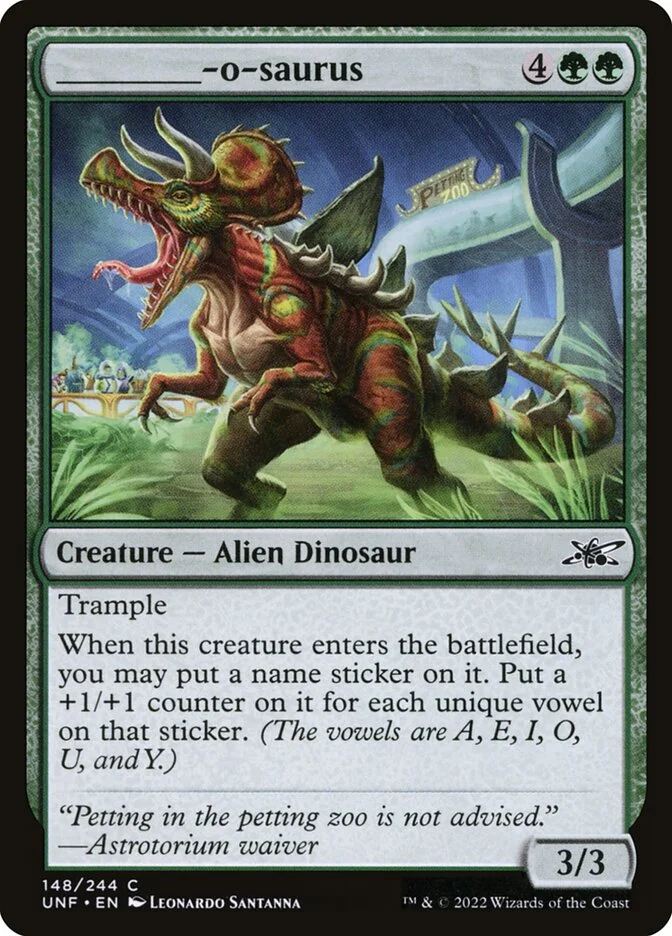 _____-o-saurus 「UNF/148」「EN」