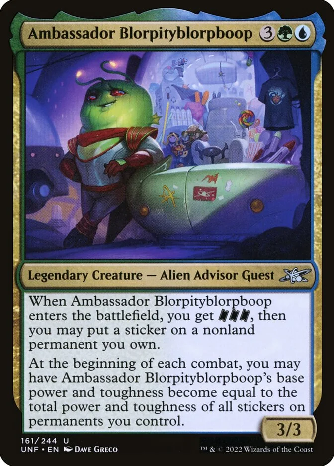 Ambassador Blorpityblorpboop 「UNF/161」「EN」