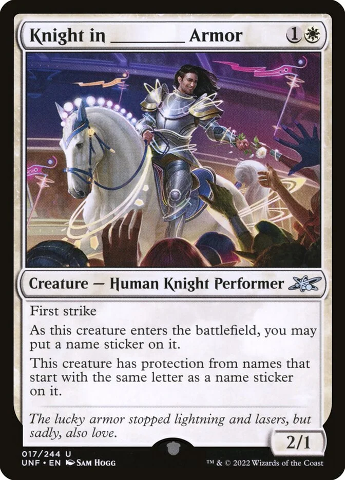 Knight in _____ Armor 「UNF/17」「EN」