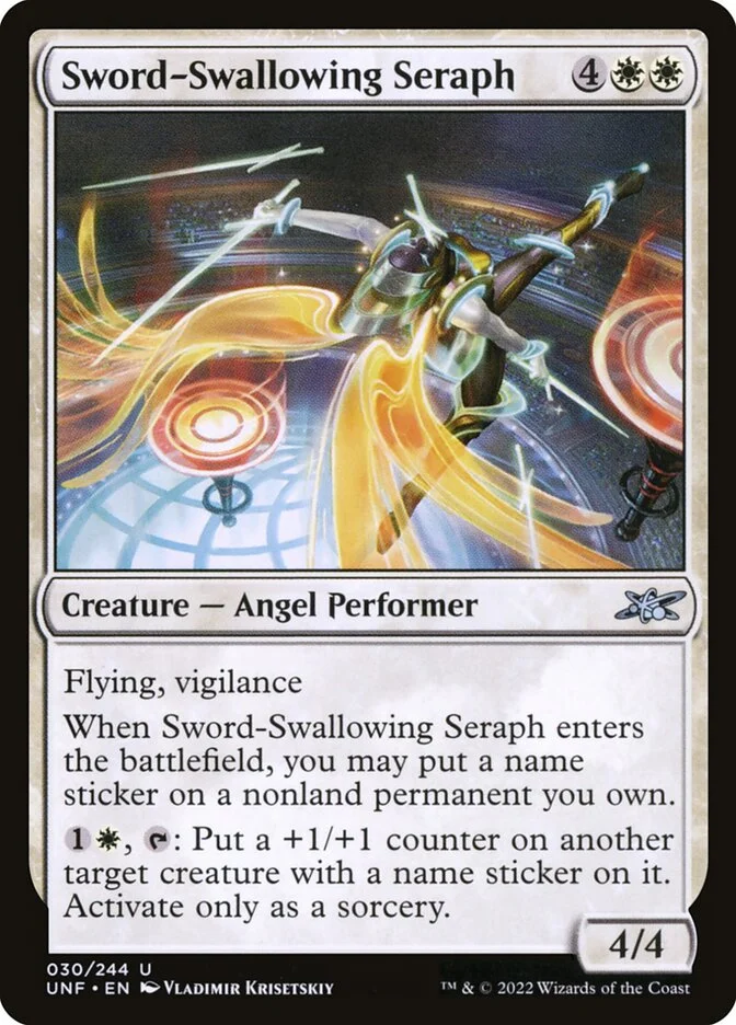 Sword-Swallowing Seraph 「UNF/30」「EN」