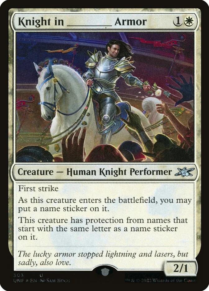 Knight in _____ Armor 「UNF/303」「EN」