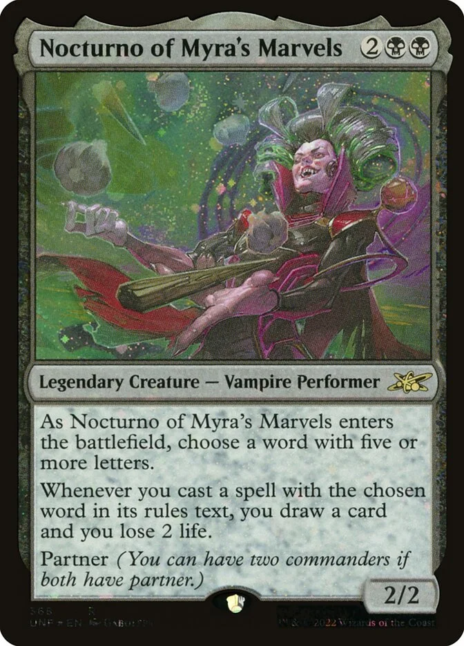 Nocturno of Myra's Marvels 「UNF/368」「EN」