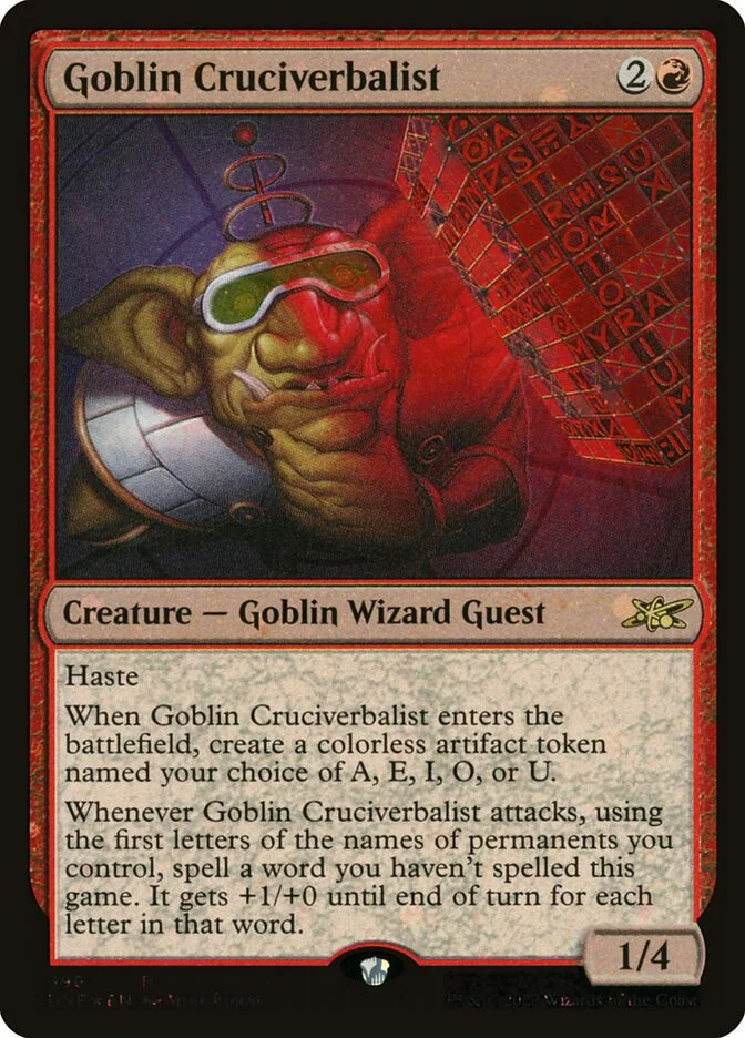 Goblin Cruciverbalist 「UNF/396」「EN」