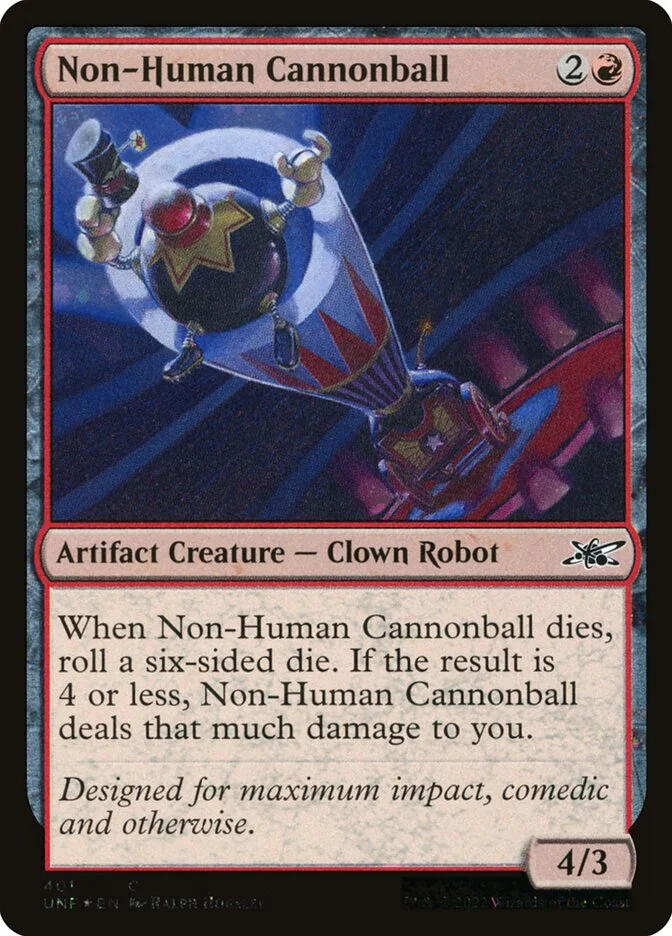 Non-Human Cannonball 「UNF/401」「EN」