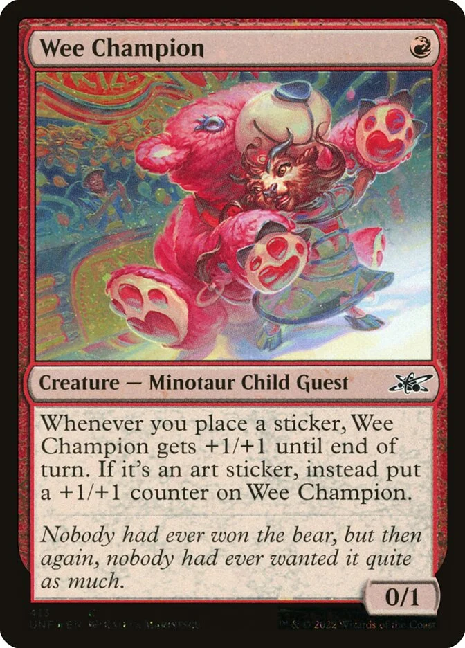 Wee Champion 「UNF/413」「EN」