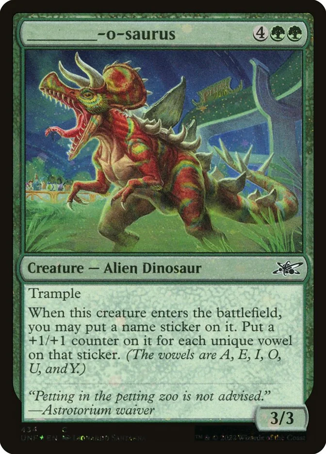 _____-o-saurus 「UNF/434」「EN」