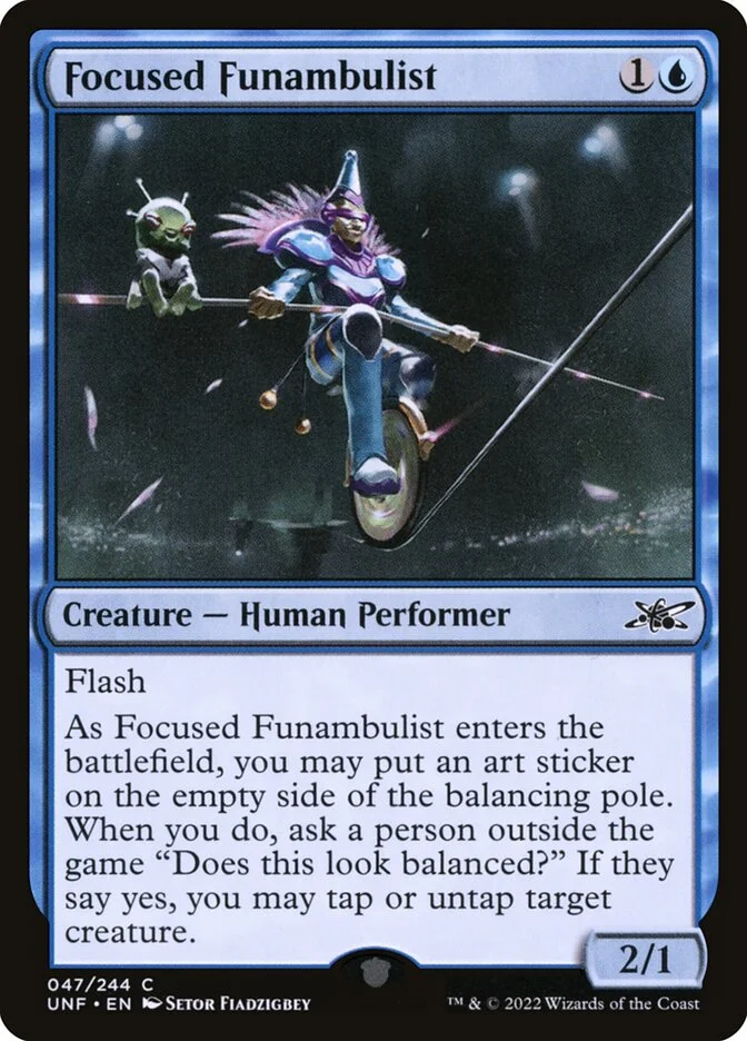 Focused Funambulist 「UNF/47」「EN」