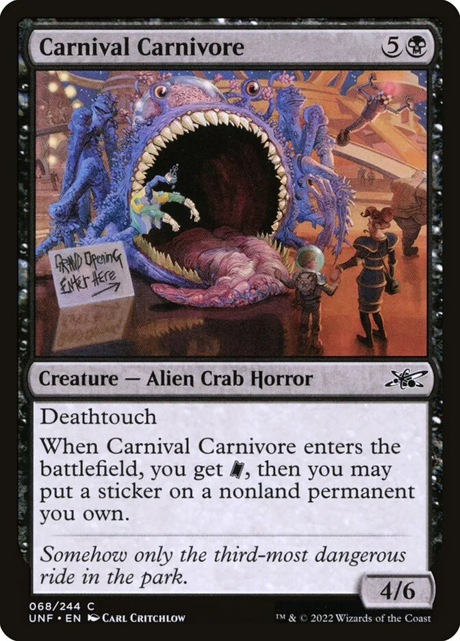 Carnival Carnivore 「UNF/68」「EN」