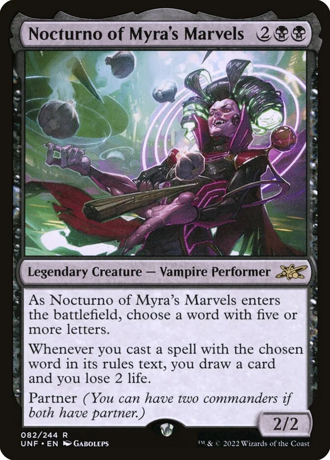 Nocturno of Myra's Marvels 「UNF/82」「EN」