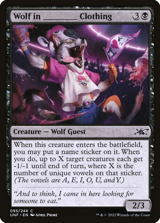 Wolf in _____ Clothing 「UNF/95」「EN」