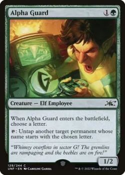 Alpha Guard #129 · Magic: The Gathering