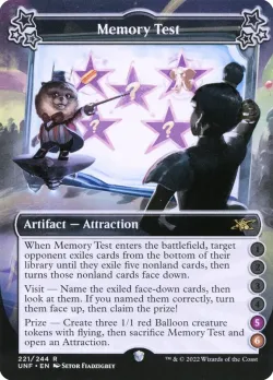 Memory Test #221b · Magic: The Gathering