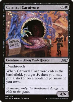 Carnival Carnivore #68 · Magic: The Gathering