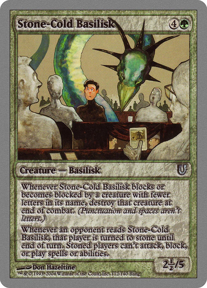 Stone-Cold Basilisk 「UNH/112」「EN」