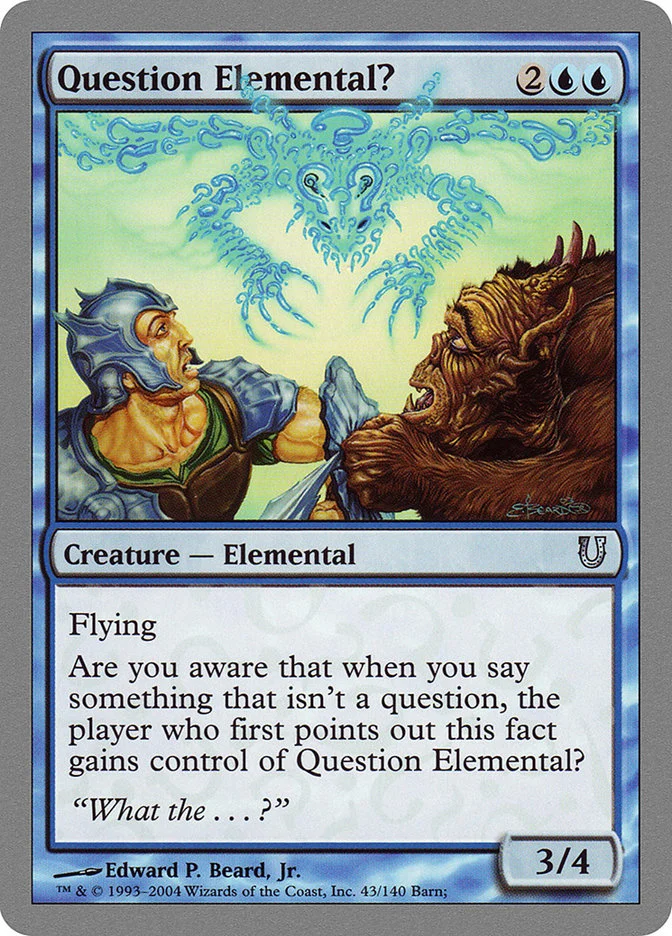Question Elemental? 「UNH/43」「EN」