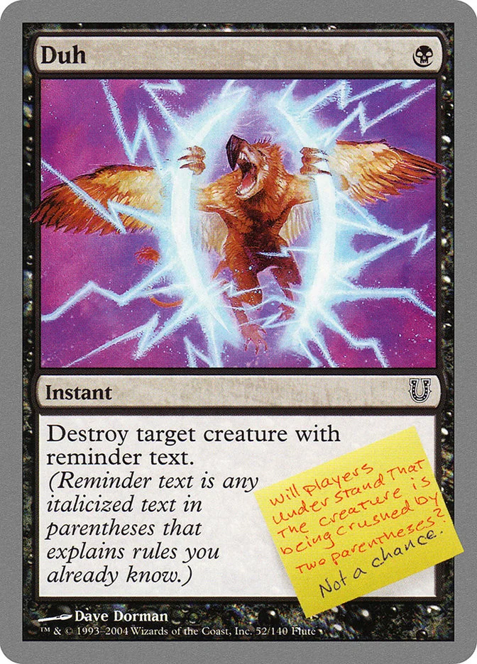Duh 「UNH/52」「EN」