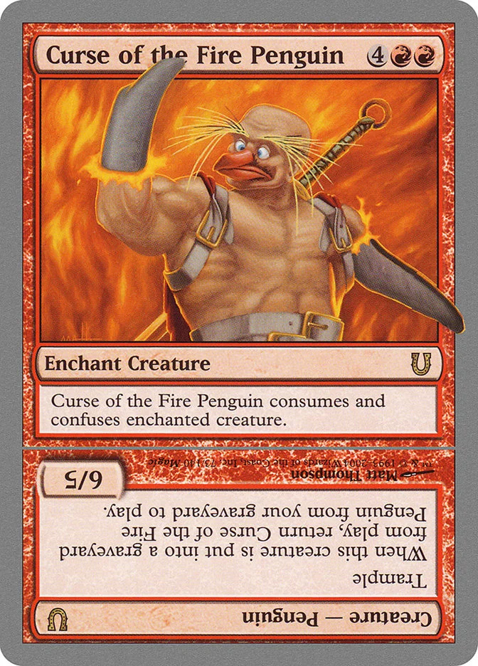 Curse of the Fire Penguin // Curse of the Fire Penguin Creature 「UNH/73」「EN」