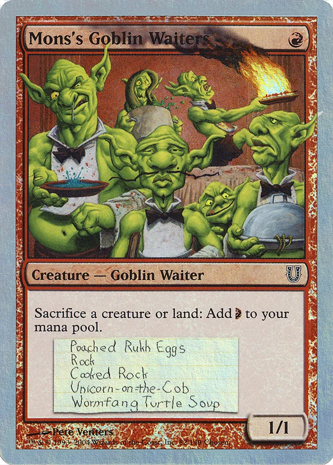 Mons's Goblin Waiters 「UNH/82★」「EN」