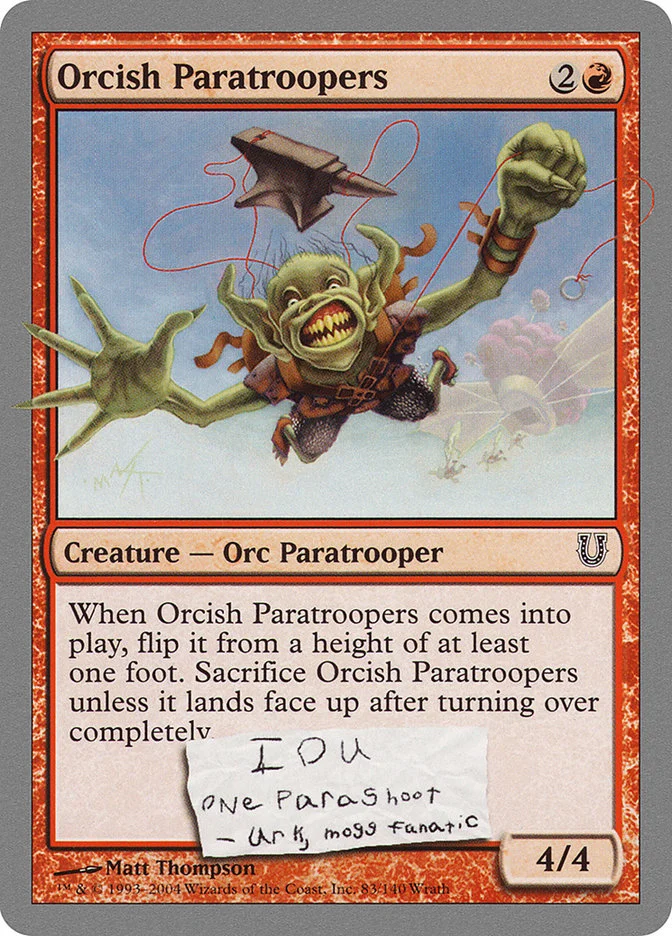 Orcish Paratroopers 「UNH/83」「EN」