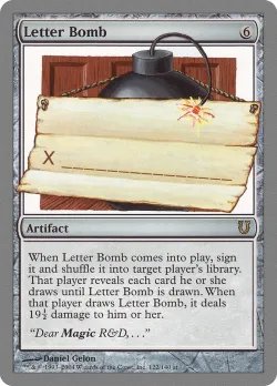Letter Bomb 「UNH/122」「EN」