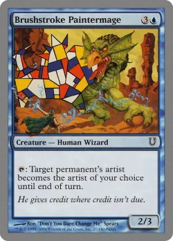 Brushstroke Paintermage #27 · Magic: The Gathering