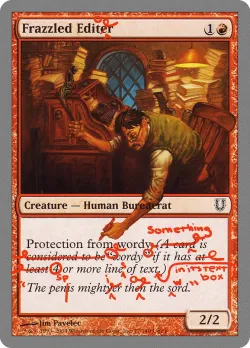 Frazzled Editor #77 · Magic: The Gathering