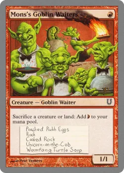 Mons's Goblin Waiters #82 · Magic: The Gathering
