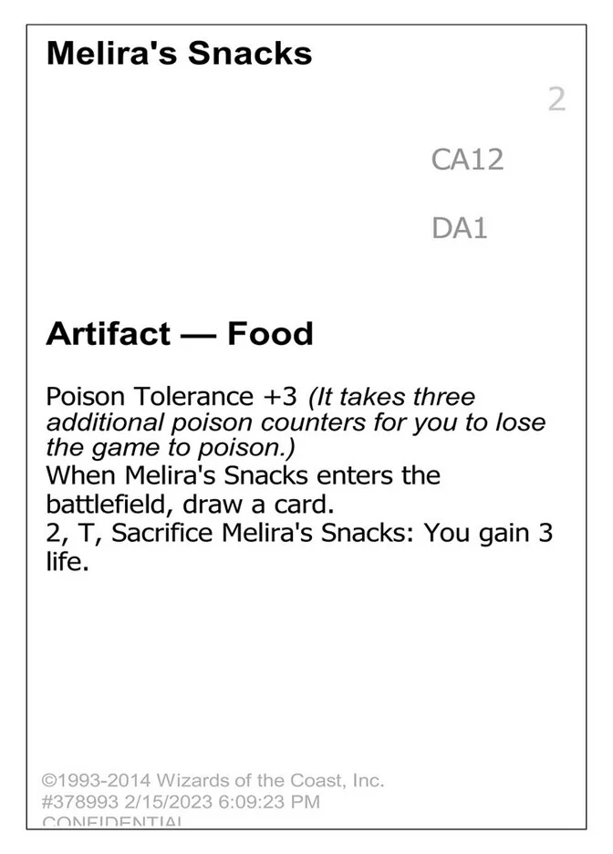 Melira's Snacks 「UNK/CA12」「EN」