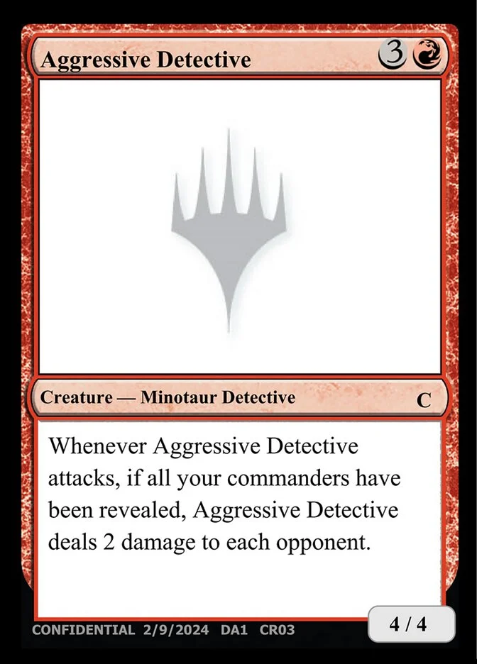 Aggressive Detective 「UNK/CR03c」「EN」