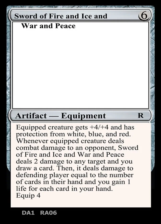 Sword of Fire and Ice and War and Peace 「UNK/RA06c」「EN」