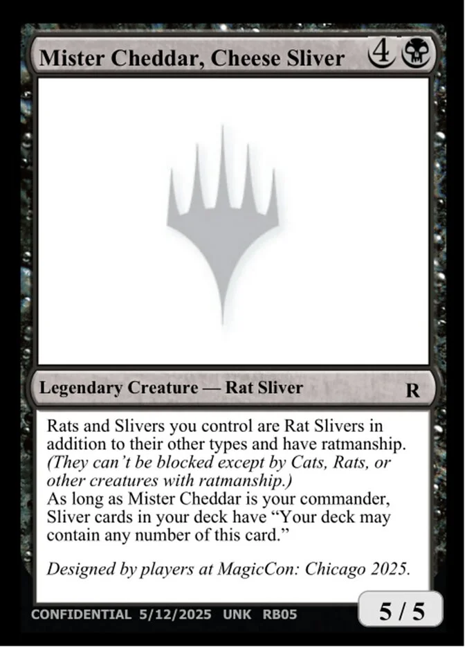 Mister Cheddar, Cheese Sliver 「UNK/RB05a」「EN」