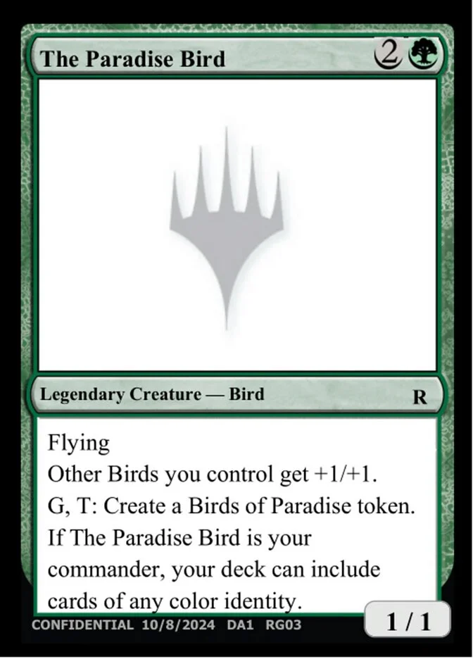 The Paradise Bird 「UNK/RG03f」「EN」