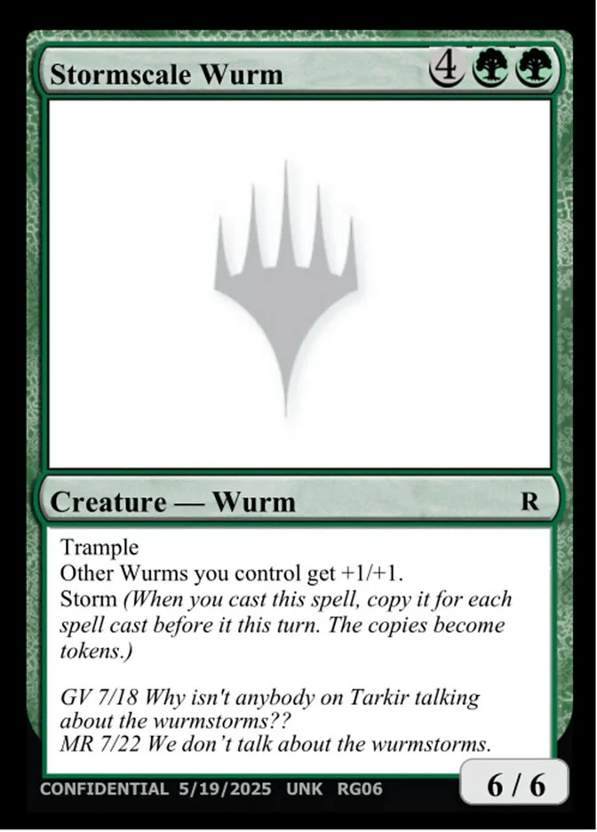 Stormscale Wurm 「UNK/RG06」「EN」