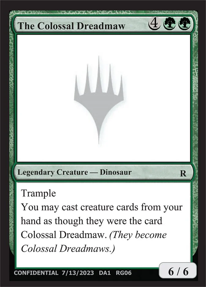 The Colossal Dreadmaw 「UNK/RG06b」「EN」