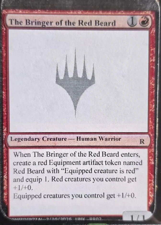 The Bringer of the Red Beard 「UNK/RR02a」「EN」