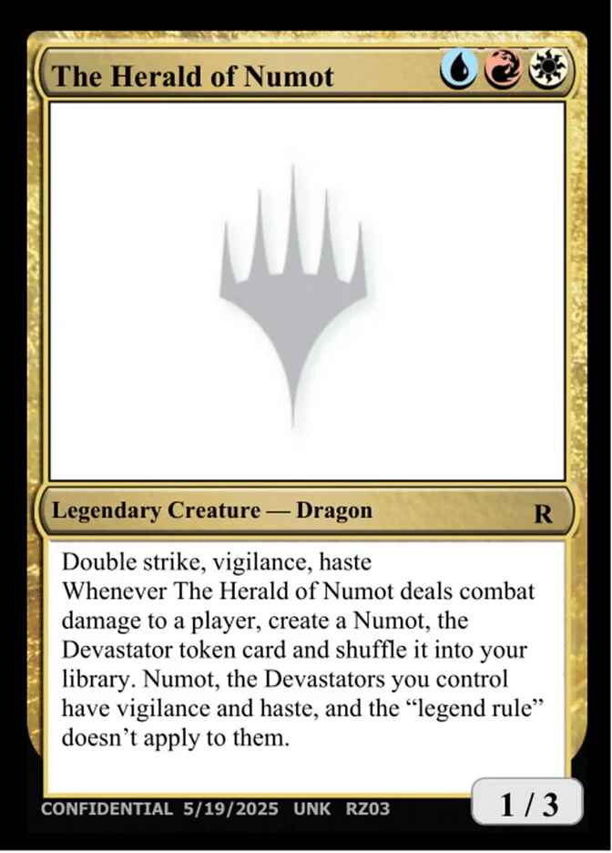 The Herald of Numot 「UNK/RZ03」「EN」