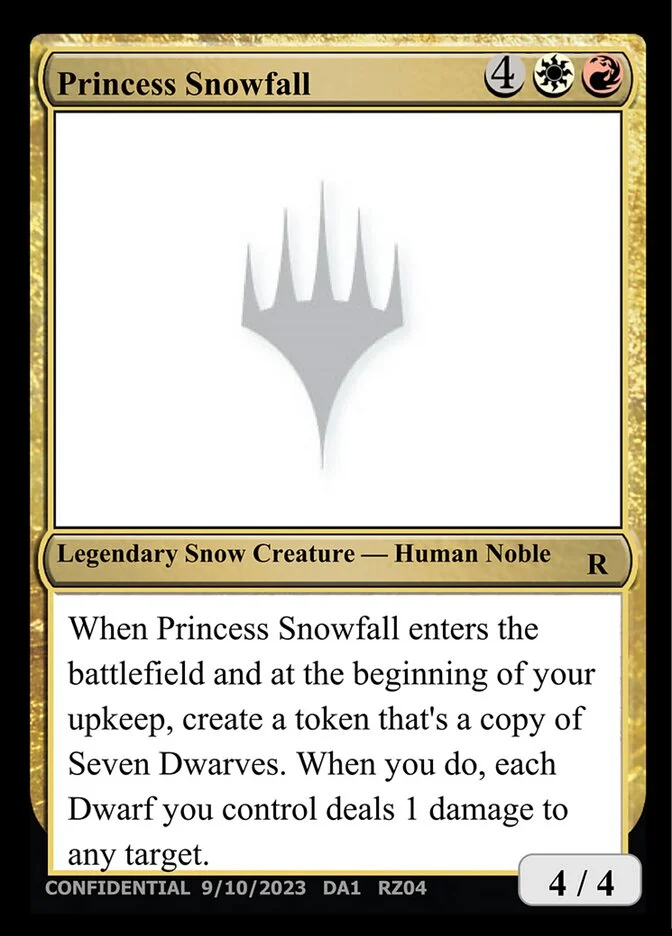 Princess Snowfall 「UNK/RZ04e」「EN」
