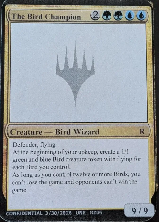 The Bird Champion 「UNK/RZ06i」「EN」