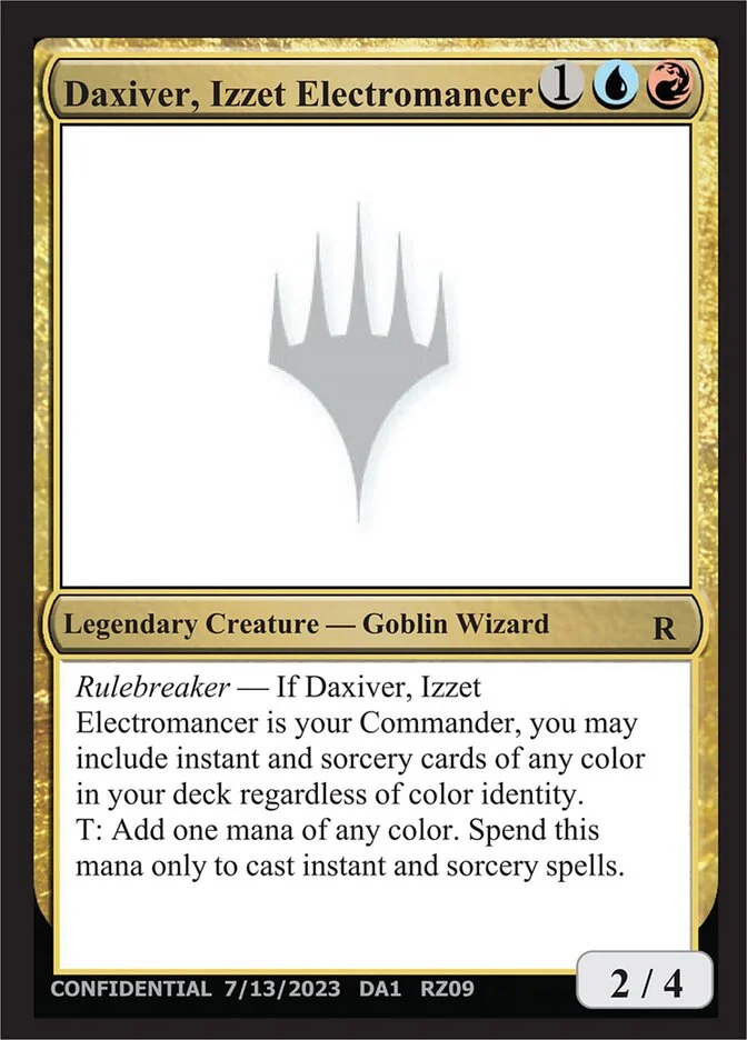 Daxiver, Izzet Electromancer 「UNK/RZ09」「EN」