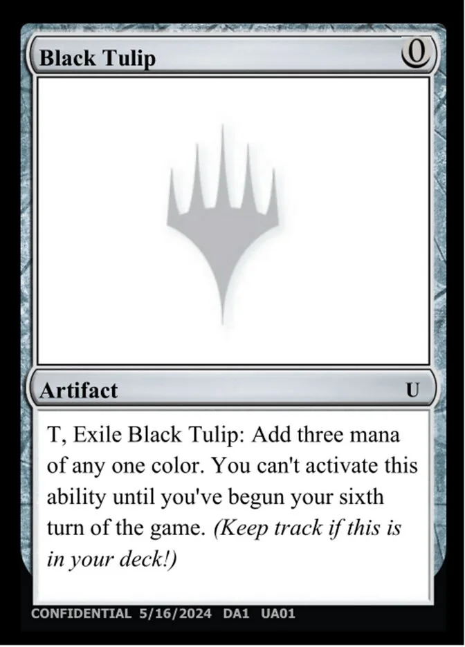 Black Tulip 「UNK/UA01a」「EN」