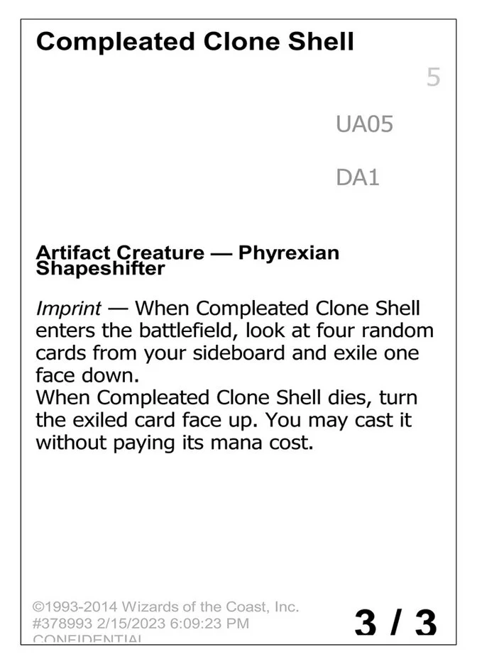 Compleated Clone Shell 「UNK/UA05a」「EN」