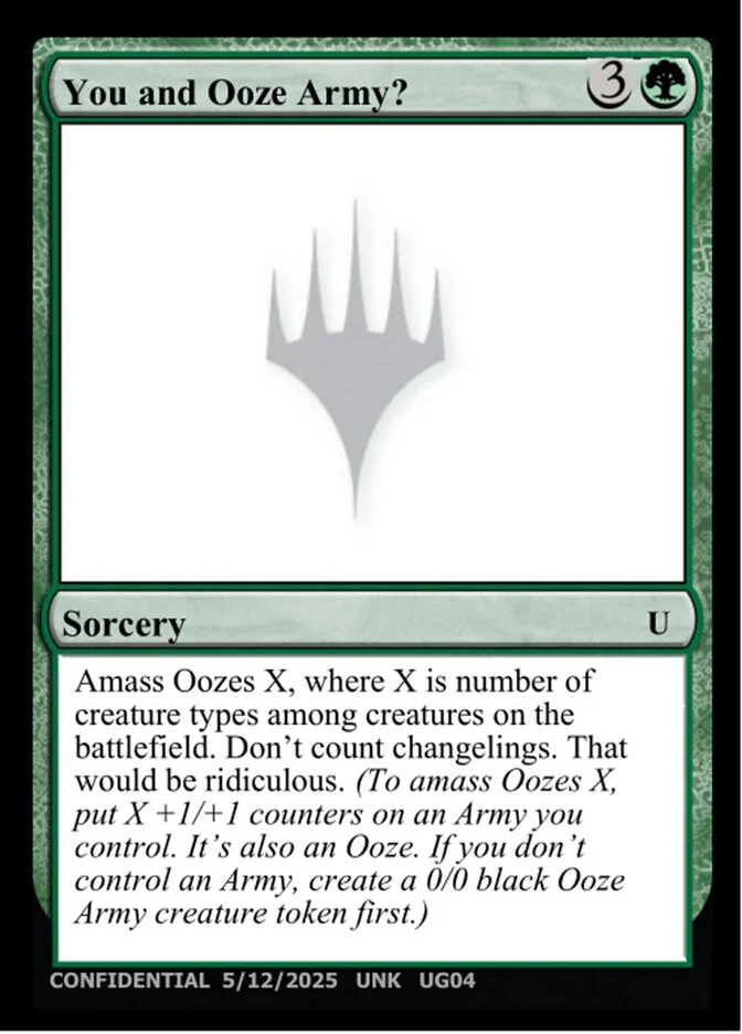 You and Ooze Army? 「UNK/UG04a」「EN」
