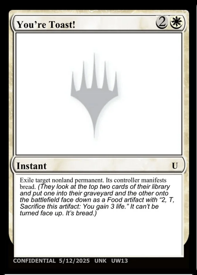 You're Toast! 「UNK/UW13」「EN」