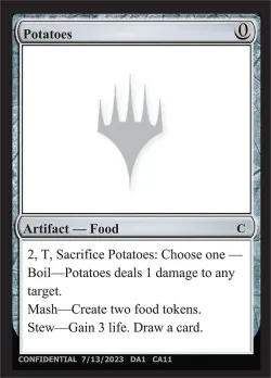 Potatoes #CAa · Magic: The Gathering