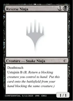 Reverse Ninja #CB02 · Magic: The Gathering