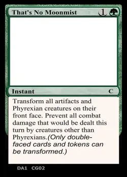 That's No Moonmist #CG02b · Magic: The Gathering