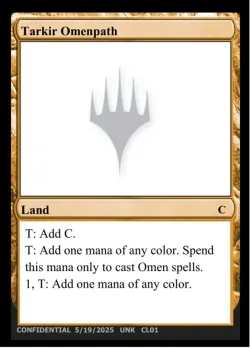Tarkir Omenpath #CL01 · Magic: The Gathering